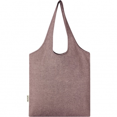 Logo trade business gift photo of: Pheebs 150 g/m² recycled cotton trendy tote bag 7L