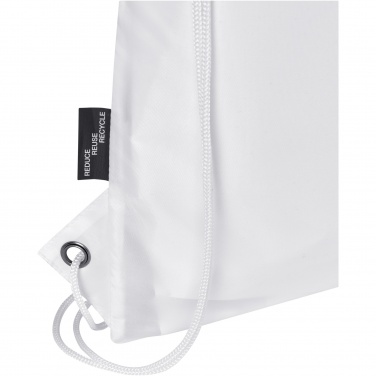 Logo trade promotional products image of: Adventure recycled insulated drawstring bag 9L