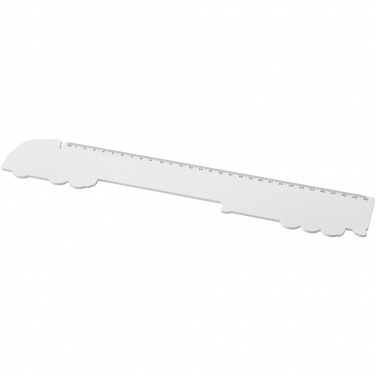 Logo trade promotional products picture of: Tait 30cm lorry-shaped recycled plastic ruler
