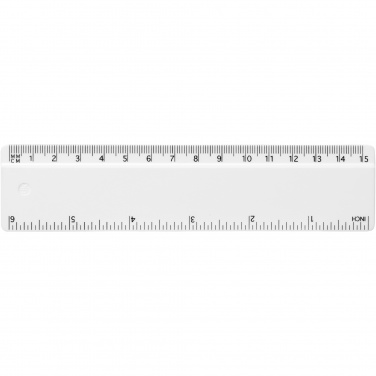 Logotrade promotional giveaway image of: Refari 15 cm recycled plastic ruler