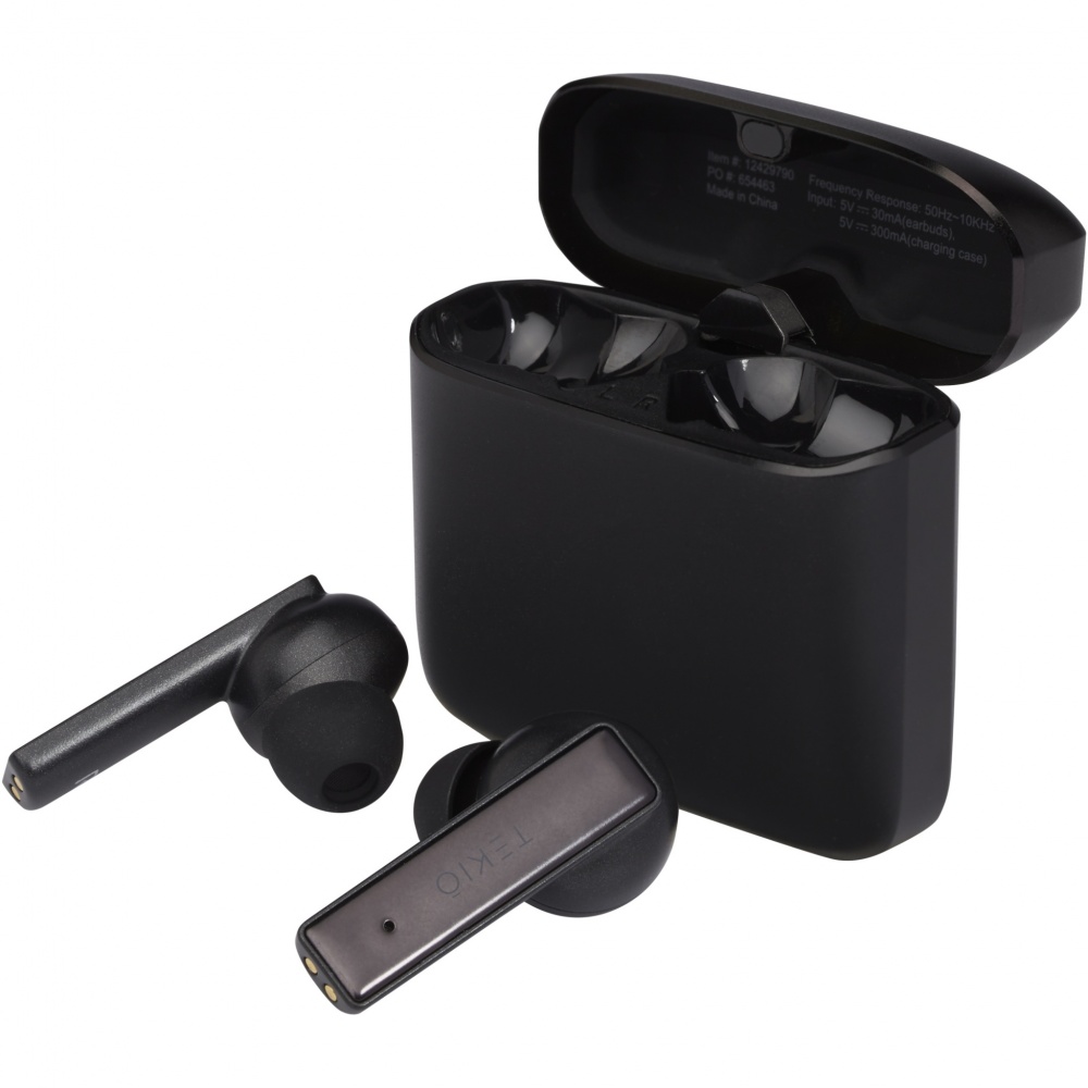 Logo trade promotional giveaways picture of: Hybrid premium True Wireless earbuds