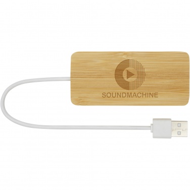 Logotrade promotional giveaway picture of: Tapas bamboo USB hub