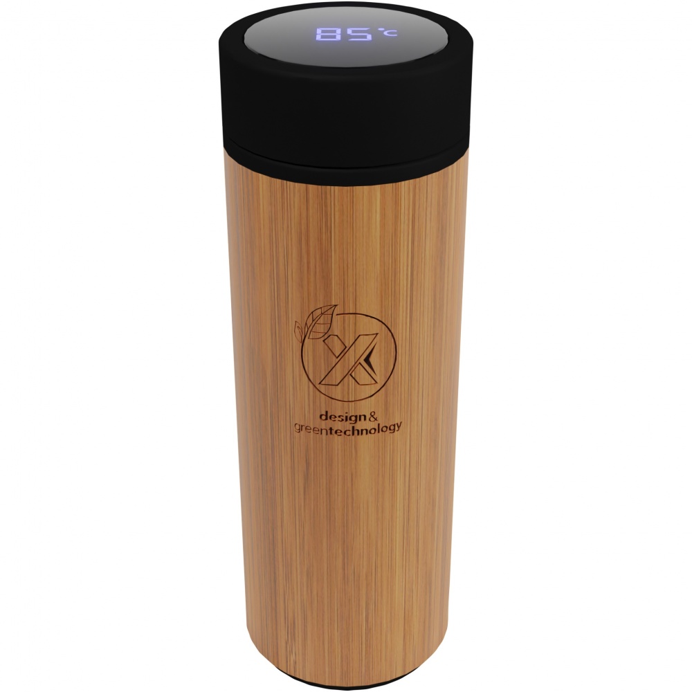 Logotrade advertising product picture of: SCX.design D11 500 ml bamboo smart bottle