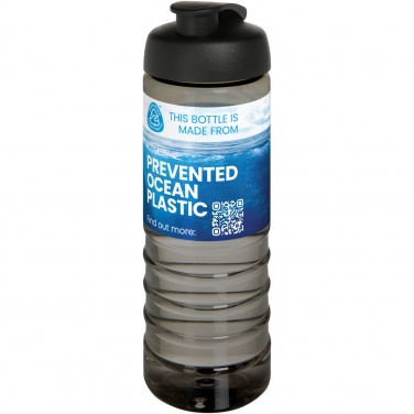 Logo trade advertising products picture of: H2O Active® Eco Treble 750 ml flip lid sport bottle