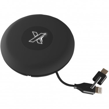 Logotrade business gift image of: SCX.design C18 3-in-1 travel light-up cable