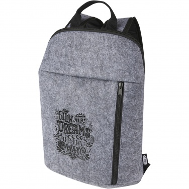 Logo trade corporate gifts picture of: Felta GRS recycled felt cooler backpack 7L