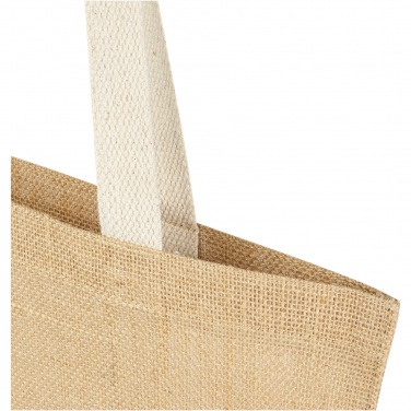 Logo trade promotional items picture of: Juta 300 g/m² jute tote bag 7L