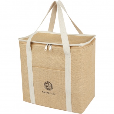 Logo trade advertising product photo of: Juta 300 g/m² jute cooler bag 19L