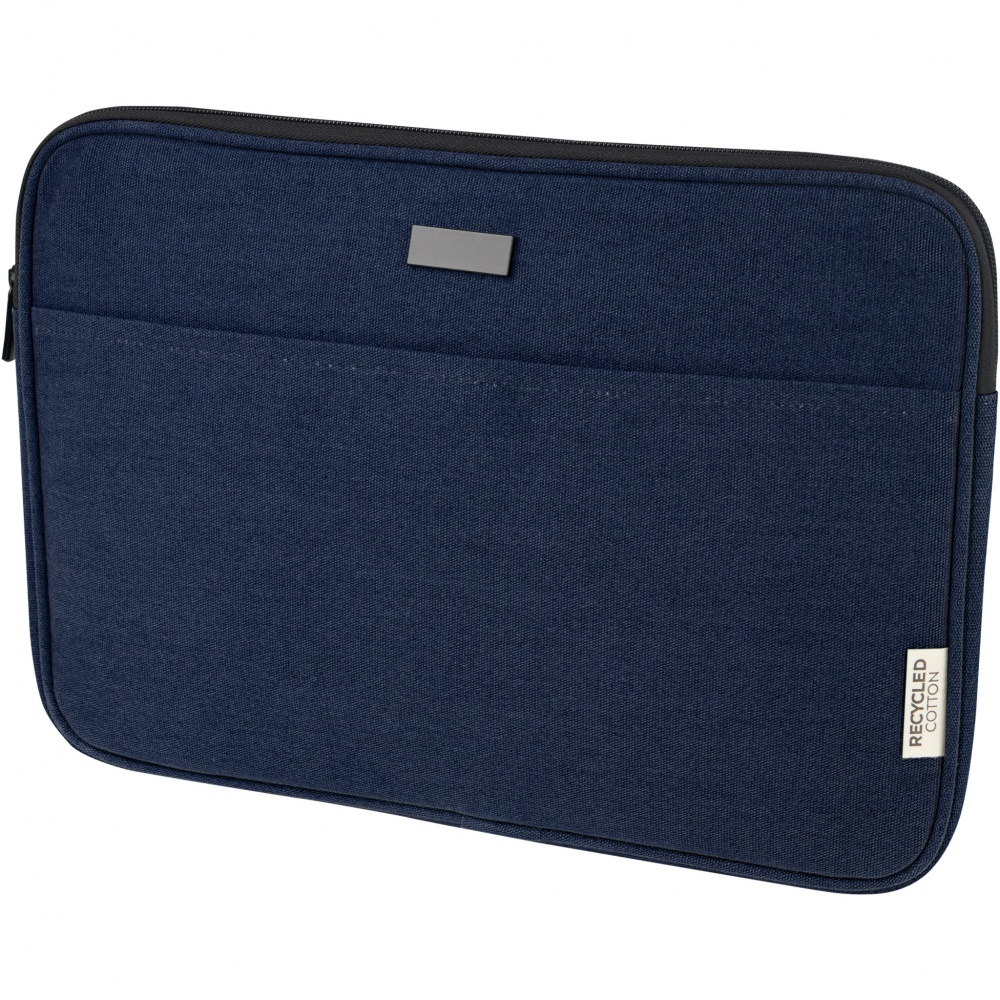 Logo trade promotional item photo of: Joey 14" GRS recycled canvas laptop sleeve 2L