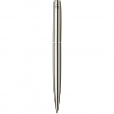 Logotrade promotional item image of: Didimis recycled stainless steel ballpoint and rollerball pen set