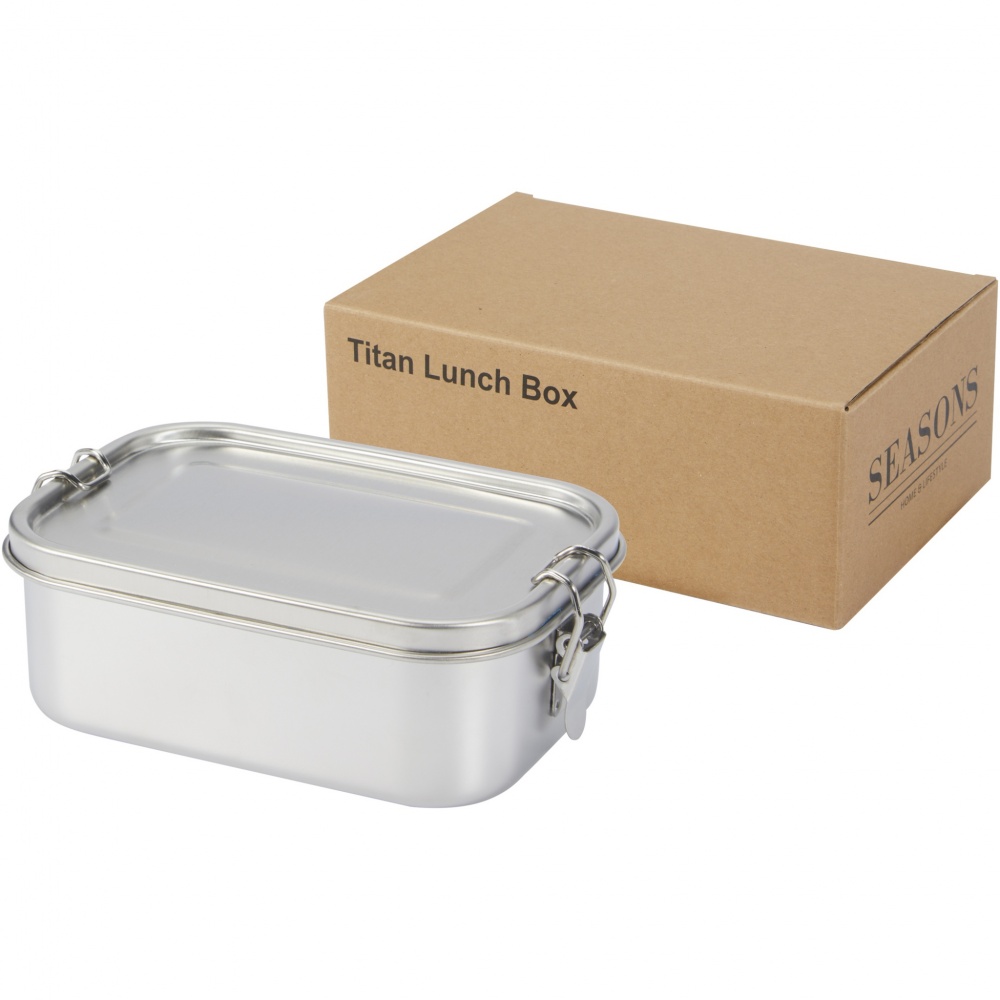 Logotrade promotional products photo of: Titan recycled stainless steel lunch box
