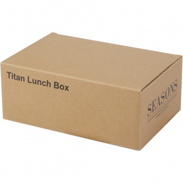 Logo trade business gift photo of: Titan recycled stainless steel lunch box
