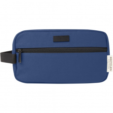 Logo trade promotional merchandise picture of: Joey GRS recycled canvas travel accessory pouch bag 3.5L