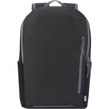 Logotrade promotional gift picture of: Aqua 15" GRS recycled water resistant laptop backpack 21L