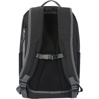 Logo trade promotional gift photo of: Aqua 15" GRS recycled water resistant laptop backpack 21L