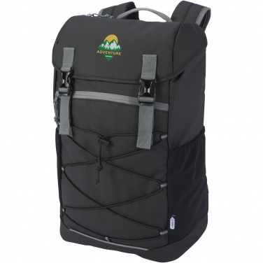 Logo trade corporate gifts image of: Aqua 15.6" GRS recycled water resistant laptop backpack 23L