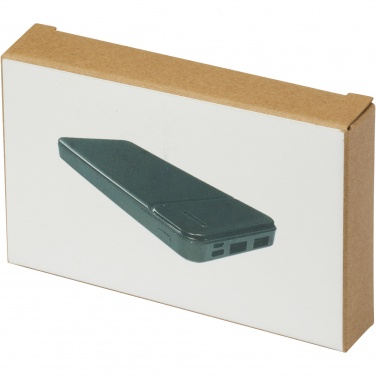 Logo trade advertising products picture of: Loop 10.000 mAh recycled plastic power bank 