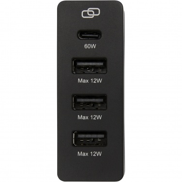 Logo trade corporate gifts picture of: ADAPT 72W recycled plastic PD power station