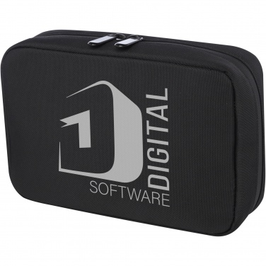 Logo trade promotional merchandise picture of: Rise GRS recycled organiser pouch  