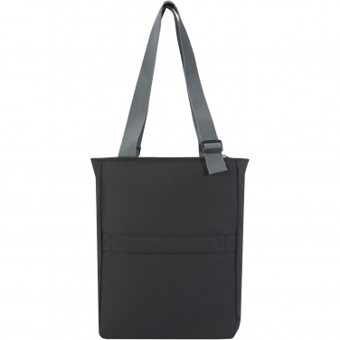 Logo trade promotional gifts image of: Aqua 14" GRS recycled water resistant laptop tote bag 14L