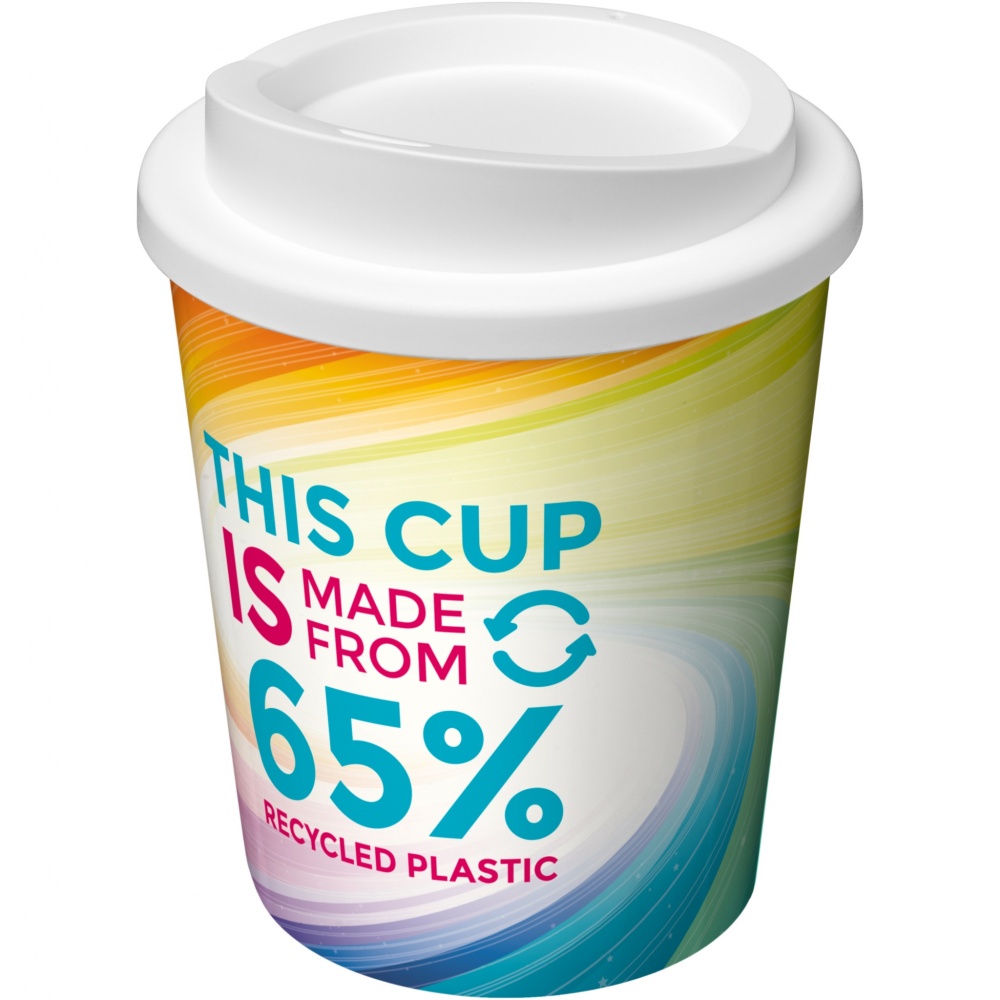 Logo trade promotional merchandise image of: Brite-Americano Espresso Eco 250 ml insulated tumbler