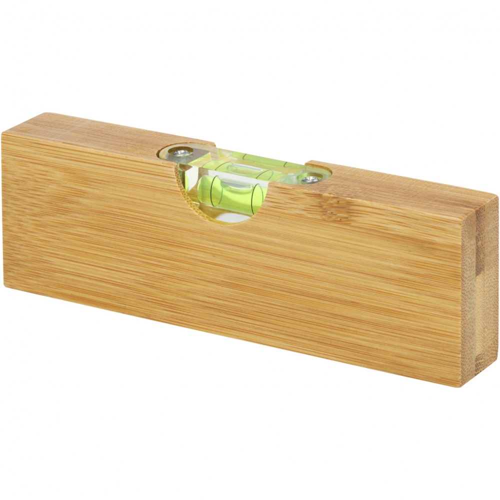 Logotrade advertising products photo of: Flush bamboo spirit level with bottle opener
