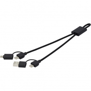 Logotrade corporate gift picture of: Connect 6-in-1 RCS recycled aluminium 45W quick charge & data transfer cable