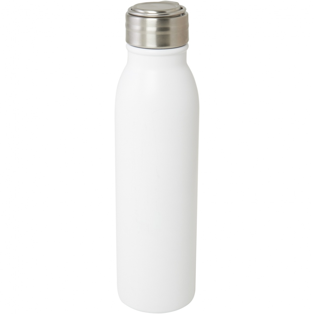 Logo trade promotional items picture of: Harper 700 ml RCS certified stainless steel water bottle with metal loop