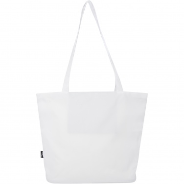 Logo trade promotional giveaway photo of: Panama GRS recycled zippered tote bag 20L
