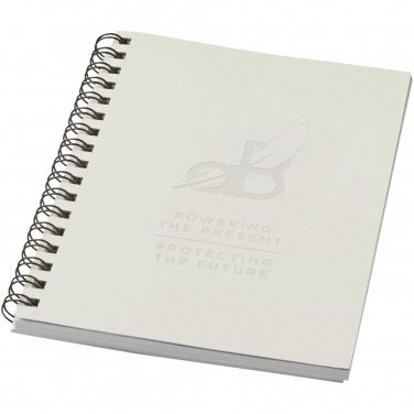 Logo trade promotional giveaways image of: Desk-Mate® A6 colour spiral notebook