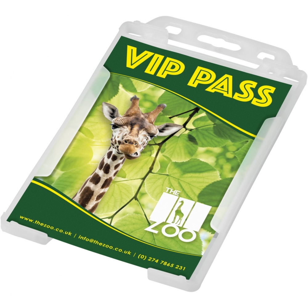 Logotrade promotional giveaways photo of: Pierre recycled plastic card holder 