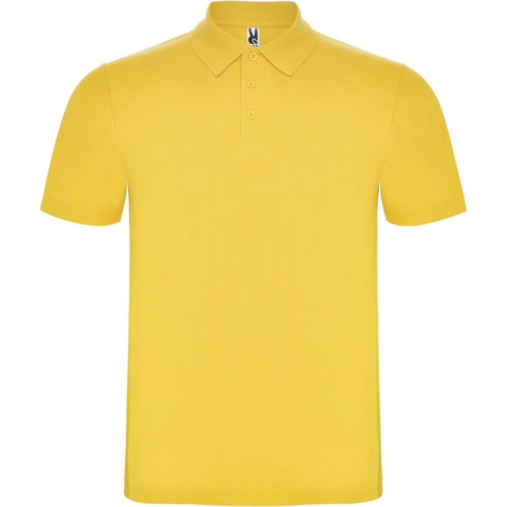 Logo trade promotional giveaways image of: Austral short sleeve unisex polo