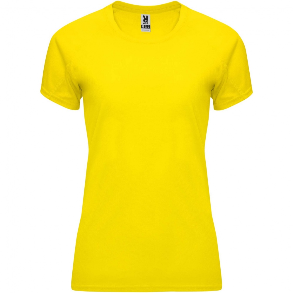 Logo trade promotional items image of: Bahrain short sleeve women's sports t-shirt