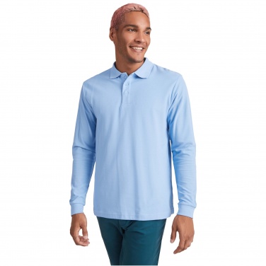 Logotrade business gift image of: Estrella long sleeve men's polo