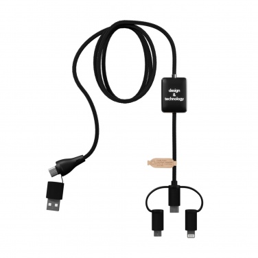 Logotrade promotional gift picture of: SCX.design C48 CarPlay 5-in-1 charging cable 