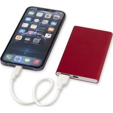 Logo trade promotional items picture of: Pep 4000 mAh Type-C recycled aluminium power bank 