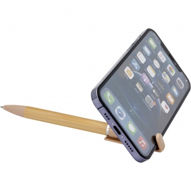 Logo trade promotional items picture of: Delfina phone holder pen