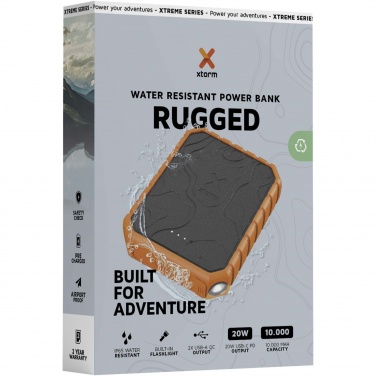 Logotrade promotional item picture of: Xtorm XR201 Xtreme 10.000 mAh 20W QC3.0 waterproof rugged power bank with torch