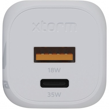 Logo trade business gift photo of: Xtorm XEC035 GaN² Ultra 35W wall charger