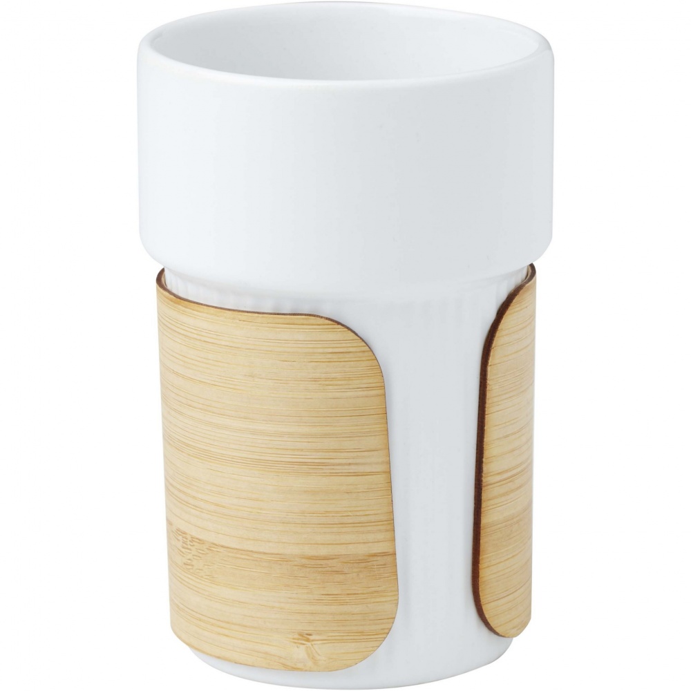 Logotrade promotional product picture of: Tumbler Fika 340 ml with bamboo sleeve