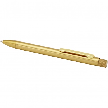 Logo trade promotional merchandise image of: Beatriz recycled brass ballpoint pen