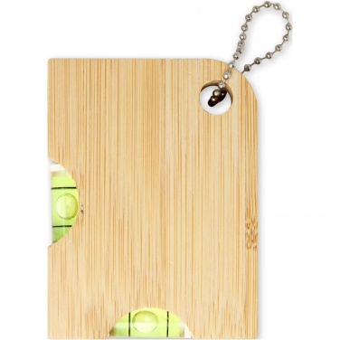 Logo trade promotional items picture of: Levo bamboo bottle opener with level 