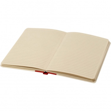 Logo trade promotional gifts image of: Liliana A5 sugar cane plastic hard cover notebook