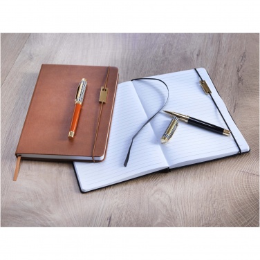 Logotrade corporate gift picture of: Legato A5 notebook and rollerball pen set 
