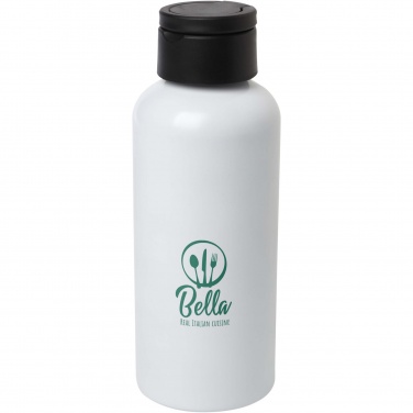 Logo trade promotional items picture of: Trinity 600 ml RCS certified recycled aluminium water bottle with RPET lid