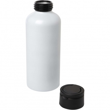 Logotrade promotional merchandise photo of: Trinity 600 ml RCS certified recycled aluminium water bottle with RPET lid