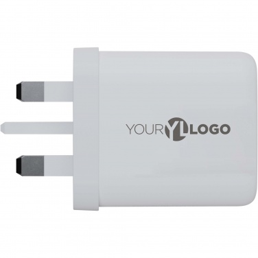 Logotrade promotional item picture of: Xtorm XEC067G GaN² Ultra 67W wall charger - UK plug
