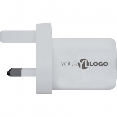 Logotrade promotional merchandise picture of: Xtorm XEC035 GaN² Ultra 35W wall charger - UK plug