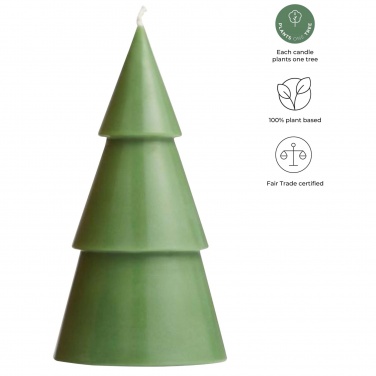 Logo trade promotional items picture of: Originalhome Xmas tree candle - L
