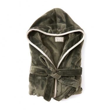 Logo trade advertising product photo of: VINGA Louis luxury plush GRS RPET robe size S-M